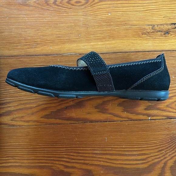 Spring Step Comfort Black Suede Leather Mary Jane Model Aniken Size 39 US 8.5 - Picture 3 of 9